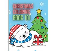 CHRISTMAS COLORING BOOK: Modern & Minimalist Christmas Coloring Book for Kids: Simple and Easy Holiday Designs