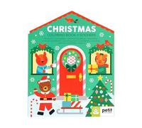 Christmas Coloring Book + Stickers