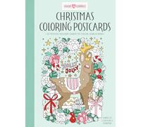 Christmas Coloring Postcards: 20 Festive Holiday Cards to Color, Sign, and Send
