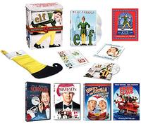Christmas Comedy DVD Collection: Elf (Ultimate Collector's Edition) / Scrooged / Mixed Nuts / Fred Claus / Abbott & Costello: The Christmas Show + Elf: A Short Story Tale Book, Stocking, CD & More