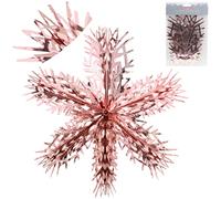Christmas Concepts® 16" (1,3 pi) Décoration à Suspendre en 3D avec Grand Flocon de Neige en Aluminium - Garniture de Noël (Or Rose)