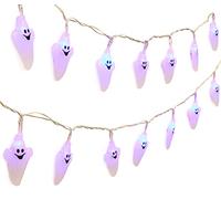 Christmas Concepts® 20 Halloween Lumières fantômes avec Blue LED Lights - 1.4m Longueur -Halloween Lumières