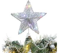 Christmas Concepts® 250mm (10") Springy Light Up Tree Top Étoile de Noël avec la Couleur LED à Couleurs changeantes