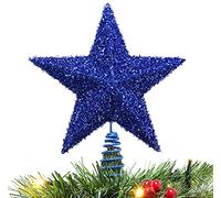 Christmas Concepts® 28cm (11") Sparkling Tree Top Star - Décoration de Noël Luxueuse (Bleu Royal)