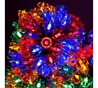 Christmas Concepts® 300 30m/98ft Guirlande Lumineuse LED Rétro Multicolore avec Contrôleur à 8 Fonctions de - Intérieur/Extérieur - Efficacité énergétique A++ - Lumières de Noël