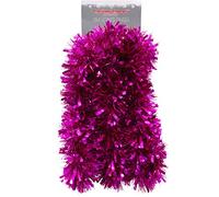 Christmas Concepts® 3m (117") / 9.8ft Tinsel de Noël Chunky/Fine - Décoration de Noël - Tinsel de Haute qualité (Rose Vif)