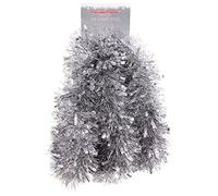Christmas Concepts® 3m (117") / 9.8ft Tinsel de Noël Chunky/Fine - Décoration de Noël - Tinsel de Haute qualité (Argent)