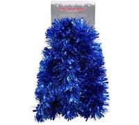 Christmas Concepts® 3m (117") / 9.8ft Tinsel de Noël Chunky/Fine - Décoration de Noël - Tinsel de Haute qualité (Bleu)