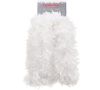 Christmas Concepts® 3m (117") / 9.8ft Tinsel de Noël Chunky/Fine - Décoration de Noël - Tinsel de Haute qualité (Blanc)