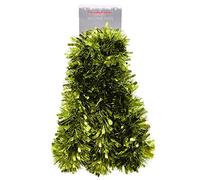 Christmas Concepts® 3m (117") / 9.8ft Tinsel de Noël Chunky/Fine - Décoration de Noël - Tinsel de Haute qualité (Vert Citron)
