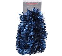Christmas Concepts® 3m / 9.8ft Tinsel de Noël Chunky/Fine - Décoration de Noël - Tinsel de Haute qualité (Bleu Nuit)