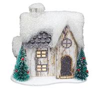 Christmas Concepts® 7" LED Allumer Le Chalet - Décorations de Noel Traditionnelles - Garnitures de Noël de Luxe