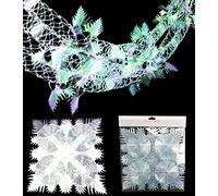 Christmas Concepts® 9 pi x 1 pi Grande Guirlande carrée en Aluminium à Suspendre - Décoration de Noël (irisé)