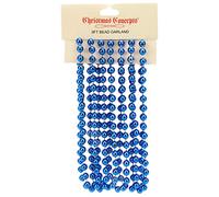 Christmas Concepts® Chaîne de Perles de 9 Pieds - Guirlandes de Perles de Noël - Décorations de Noël (Bleu Royal)