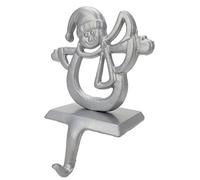 Christmas Concepts Cintre de bas de Noël en forme de bonhomme de neige argenté