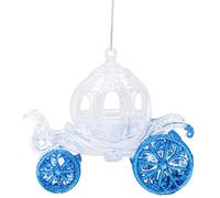 Christmas Concepts® - Décoration de Chariot de Princesse décorée de Paillettes de 10 cm (Bleu Royal, Paquet de 1)