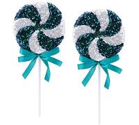 Christmas Concepts® Lot de 2 décorations de Noël géantes à Paillettes Scintillantes de 36 cm (14,2")- Ornements de Sapin de Noël - 5 Couleurs Disponibles