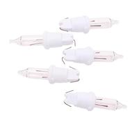 Christmas Concepts® Lot de 5 Ampoules de Rechange Transparentes à Enfoncer - 2V 0,16W