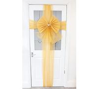 Christmas Concepts® Noeud de Porte décoratif DIY avec décoration en Strass - Mariage/Fêtes/Noël (Cuivre)