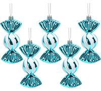 Christmas Concepts® Pack de 5 - Grandes Boules en Forme de 110 mm (4.4") - Décorations Brillantes et Scintillantes - Boules de Noël