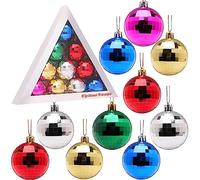 Christmas Concepts® Pack de Boules de Sapin de Noël de 10 à 60 mm (2,4") - Boules Disco Brillantes