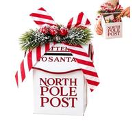 Christmas Cookie Boxes 3.9 Inch Paper Candy Container With Bow | Dessert Boxes With Pine Pick Red Berry For Holiday Classroom Party Pastry Cupcake Snack Bakeryes