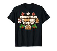 Christmas Cookie Crew Gingerbread Holiday Baking Matching T-Shirt