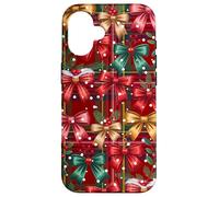 Christmas Coquette Coquette Red Bows et Snowflakes pour Les Coque pour iPhone 16