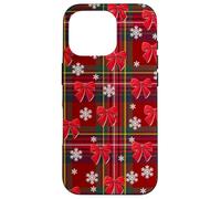 Christmas Coquette Coquette Red Bows et Snowflakes pour Les Coque pour iPhone 16 Pro