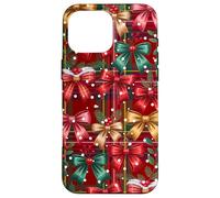 Christmas Coquette Coquette Red Bows et Snowflakes pour Les Coque pour iPhone 16 Pro Max