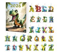 Christmas Count Down Calendar Set - Acrylic 2D Flat Educational Ornament