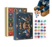 Christmas Countdown | 2026 24 Days Advent Dragon Dice Party Supplies