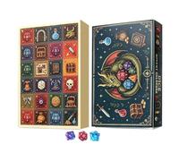Christmas Countdown | 2026 24 Days Advent Dragon Dice Party Supplies