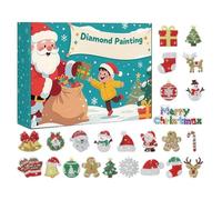 Christmas Countdown 24 Days Rhinestones - Painting Sparkling Activity