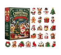 Christmas Countdown Calendar, 2026 Advent Decor, Funny Brick Ornament | 24 Days Of Countdown Box 26x18cm, For Boys Girls Adults Home Living Room Bedroom Tree Window Wall Party Holiday