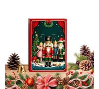 Christmas Countdown Calendar 24 Days 2026 Funny Nutcracker 2D Trims