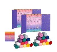 Christmas Countdown Calendar - 25 days of crafting adventures with yarn, crochet patterns, and a beginner's guide | Christmas Countdown Reusable Surprise Box for DIY enthusiasts and crafters (2pcs)