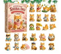 Christmas Countdown Calendar - Flat Animal Theme, Acrylic 2D Ornaments | Fun Holiday Countdown, Acrylic Pendants, Festive Decorative Scenes | Home Bedroom Office School Party Display, Family Friends