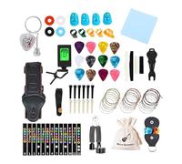 Christmas Countdown Calendar - Guitar Advent Set | 24 Day Music Accessory Box | Creative Longtail Collection | Decorative Guitar Picks Gift For Adult Teen Music Lover Bass Ukulele Playing Practice