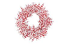 Christmas Countdown, Couronne de décoration de Noël, Flocon de Neige, Canne, Barre de Couleur, Fil, décoration d'arbre de Noël, Simulation de Baies, Feuille Verte, Fil de Dentelle(4K 3.5X 90X)