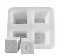 Christmas Countdown Date Silicone Mold - Christmas Countdowns Sculpture Mold | Epoxy Casting Resin Molds Plaster Crafting Tool | Countdown Statue Silicone Molds Reusable For Bedroom, Dining Room