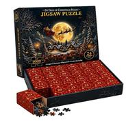 Christmas Countdown Puzzle 24-Day Holiday Countdown Snow Village Box | Christmas Countdown Calendar 2026, Christmas Scene Picture, Home Wall Decor