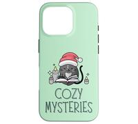 Christmas Cozy Mystères Père Noël Lecture par Candlelight Coque pour iPhone 16 Pro