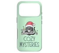 Christmas Cozy Mystères Père Noël Lecture par Candlelight Coque pour iPhone 17 Pro