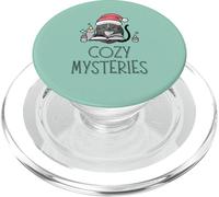 Christmas Cozy Mystères Père Noël Lecture par Candlelight PopSockets PopGrip pour MagSafe
