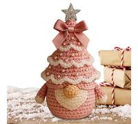 Christmas Crochet Kit - Christmas Crochet Kit | Handmade Crochets Christmâs Tree Gnome Kits | Christmâs Crochets Kits for Beginners | Yarn Supplies Set Learn Crafting at Home for Adults Teens Kids