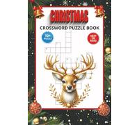 Christmas Crossword Puzzle Book: Crossword Puzzles with Print about Santa Claus, Holiday Traditions, Christmas Carols, and More | Easy to Read | 6x9 Inches | 120 Pages 50+ Puzzles
