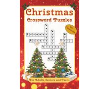 Christmas Crossword Puzzle Book: Festive Christmas Themed Crossword Puzzles with Easy to Read Print About Christmas, the Holiday Season and More | 6X9 inches, 120 pages | 60+ Puzzles