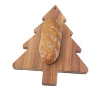 Christmas Cutting Board - Christmas Tree Cutting Board | Wooden Christmas Tree Cutting Board Charcuterie Board 38 x 24 x 1,3 cm | Vegetable Platter Serving Tray with Handle Christmas Decor for Cheese