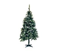 Sapin de noel artificiel vert pointes blanches - 2.10m Christmas Day 4179